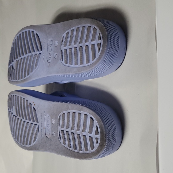 CROCS Classic Flip Flop Platform Sandals Size 10 Perriwinkle Womens - Picture 14 of 16